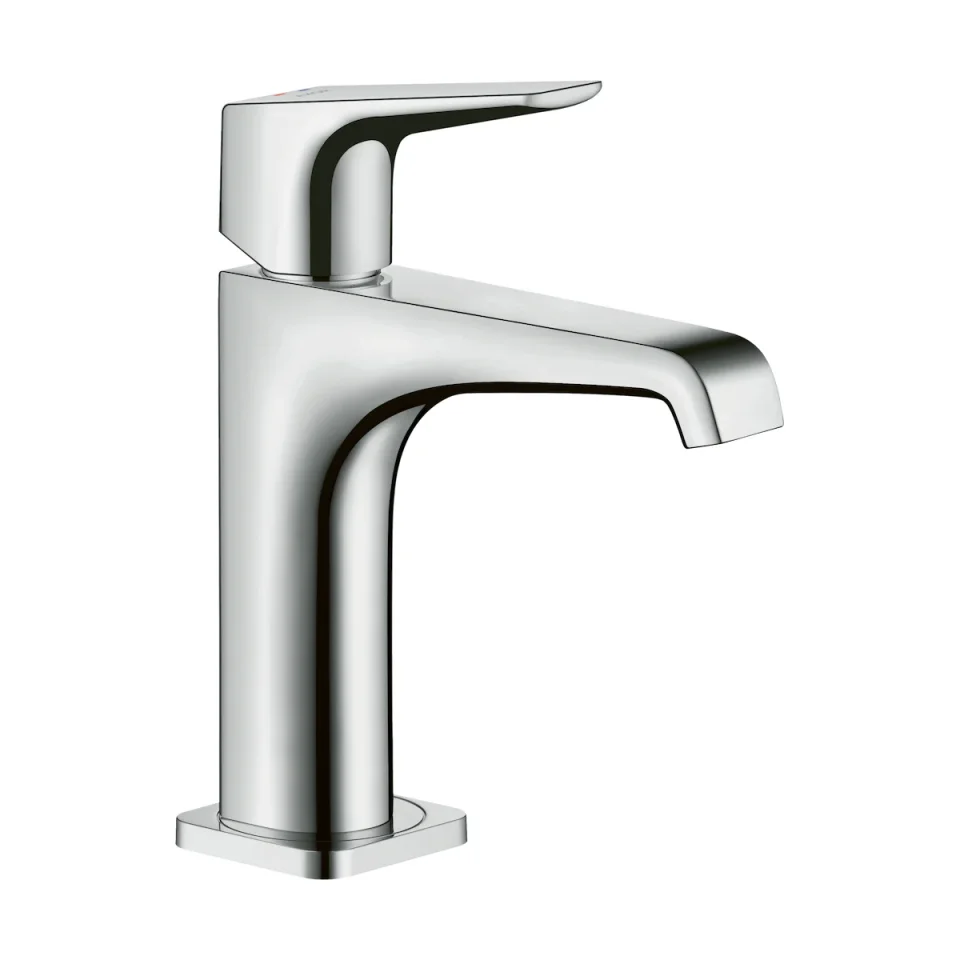 Axor Citterio E Single Lever Basin Mixer 130 With Lever Handle Without Waste Chrome product image - Image 1