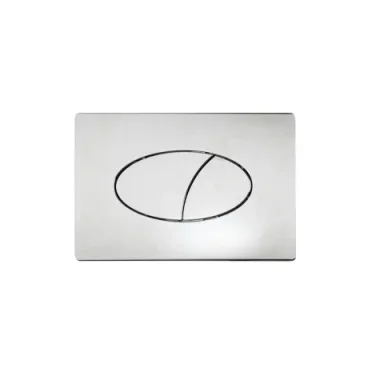Roper Rhodes Ellipse Dual Flush Push Plate - Chrome