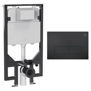 Crosswater Mpro Stainless Steel Frame Set 5 Matt Black