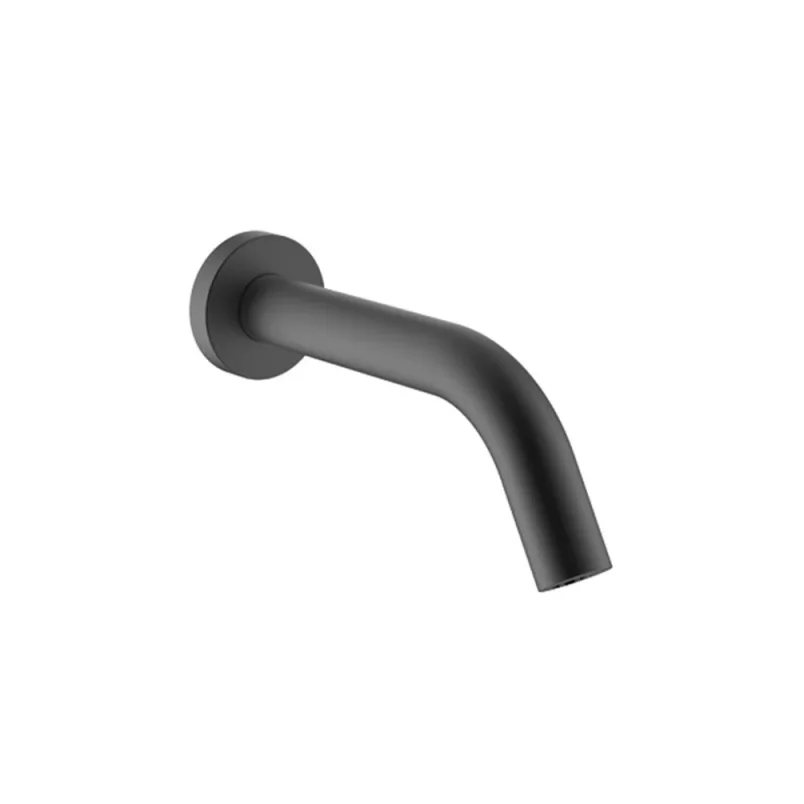 Crosswater Mpro Wall Mounted Basin Spout Sensor 220mm Matt Black product image - Image 1