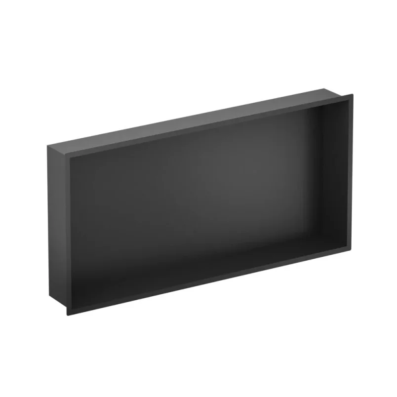 Crosswater Niches 610 X 305mm X 80mm Matt Black product image - Image 1