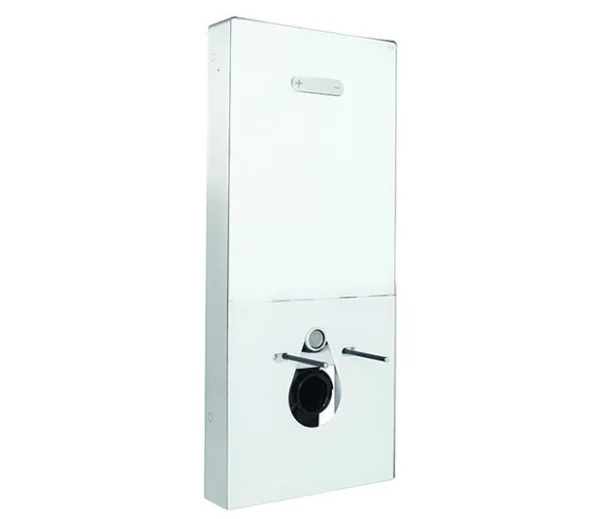 Oli Qr-Inox Button Wall Hang White 