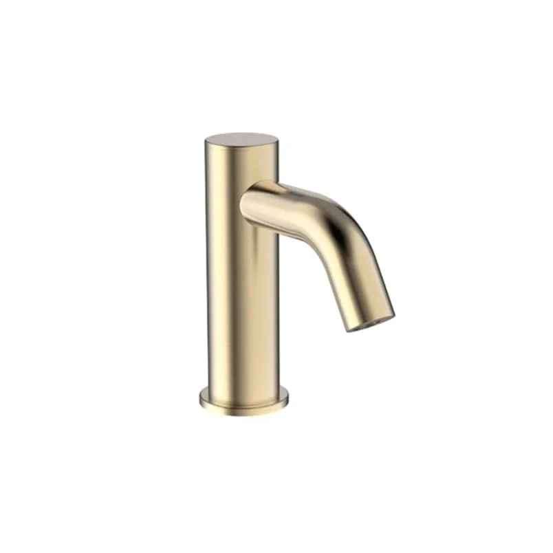 Crosswater Mpro Basin Mono Sensor Deck Mounted Brushed Brass detail view - Image 2