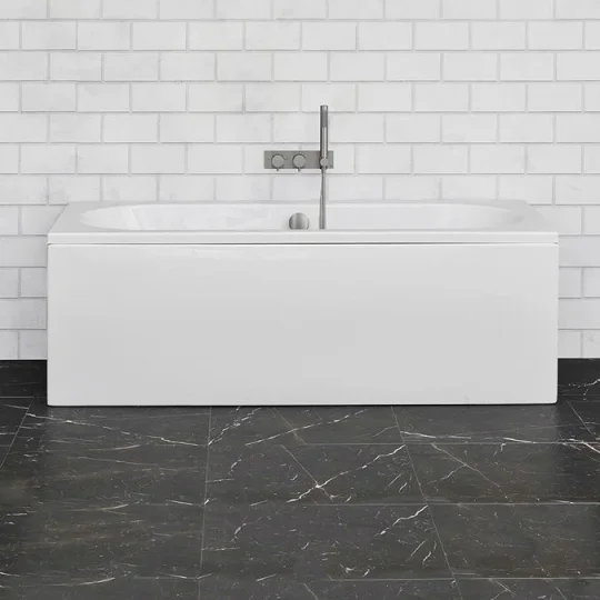 Crosswater Verge Double Ended Acrylic Bath 1700 x 750mm product image - Image 1