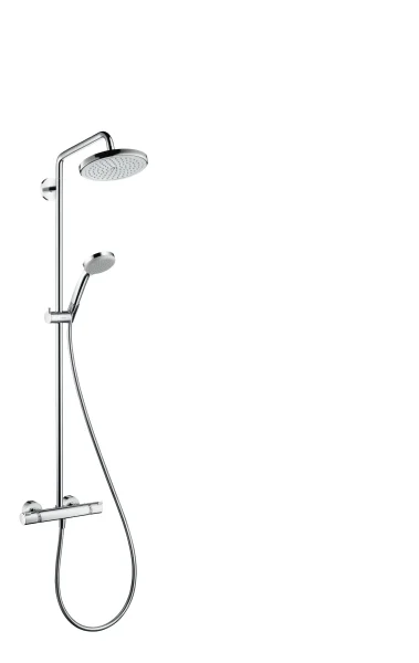 Hansgrohe Showerpipe Croma 220 Ecosmart Chrome