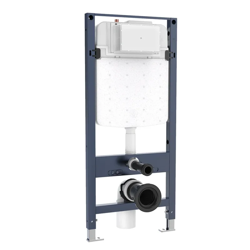 Britton Slim Depth Wc Support Frame 1.12m Height (with Dual Flush Concealed Cistern & Installation Kit) product image - Image 1