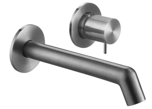 Just Taps Evo Single Lever Wall Mounted Basin Mixer product image - Image 1