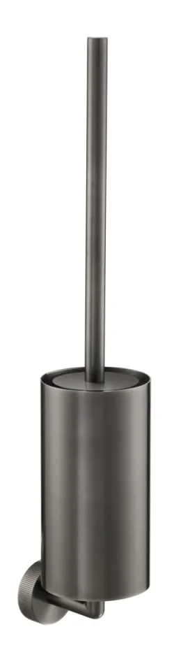 Just Taps EVO Toilet Brush Wall Mounted Brushed Black product image - Image 1