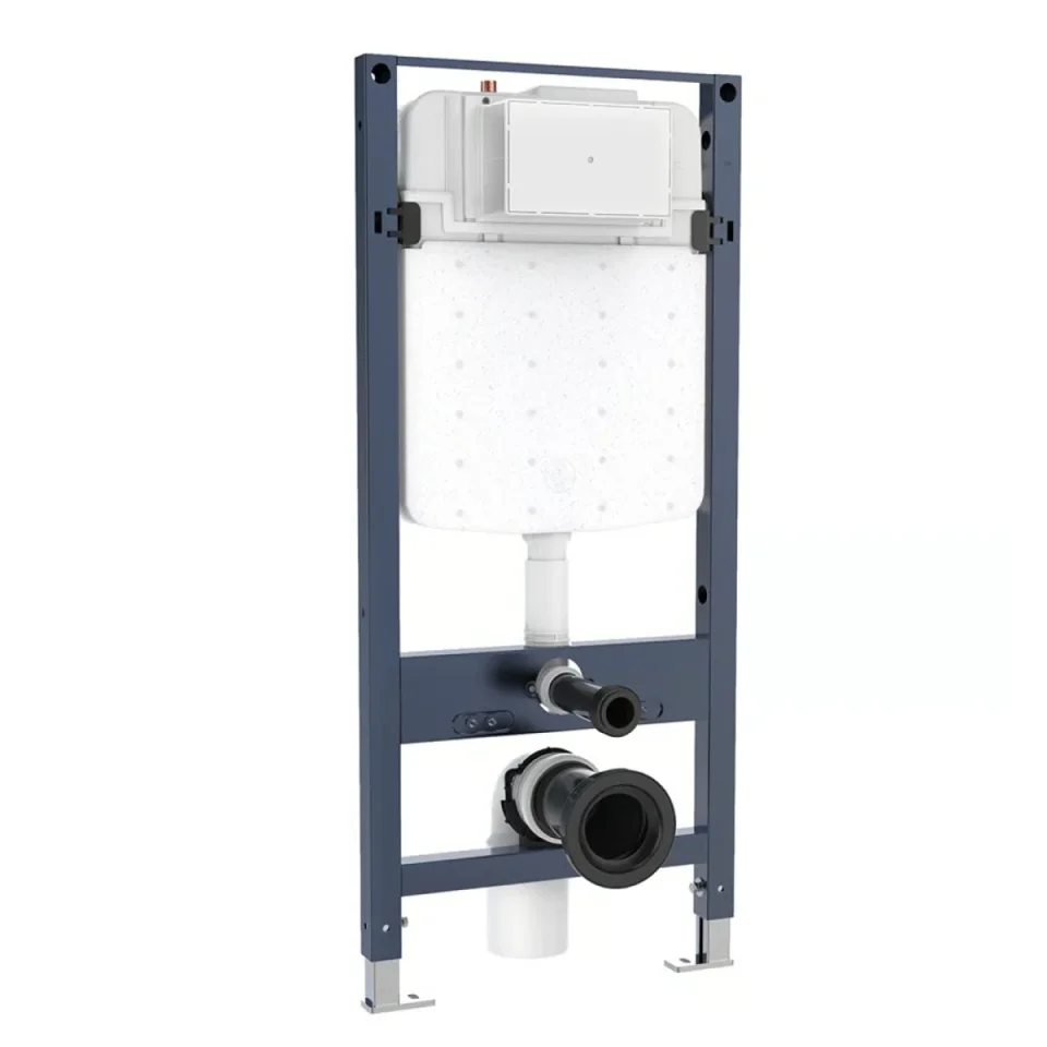 Crosswater Slim Depth Wc Support Frame 1.12m Height (with Dual Flush Concealed Cistern & Installation Kit) detail view - Image 3
