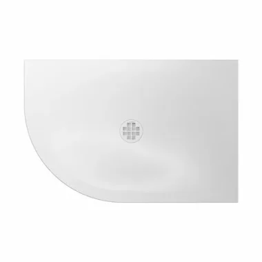 Crosswater Creo Offset Quadrant Shower Tray 900x1200 Lh 25mm White
