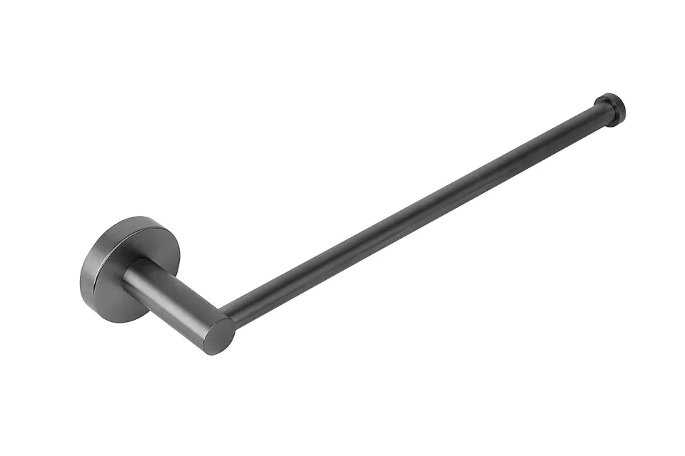 Just Taps Vos Towel Bar Brushed Black product image - Image 1