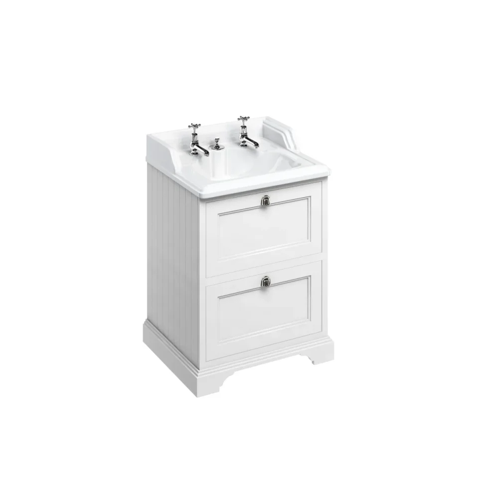 Burlington 600 Freestanding Basin unit with drawers product image - Image 1