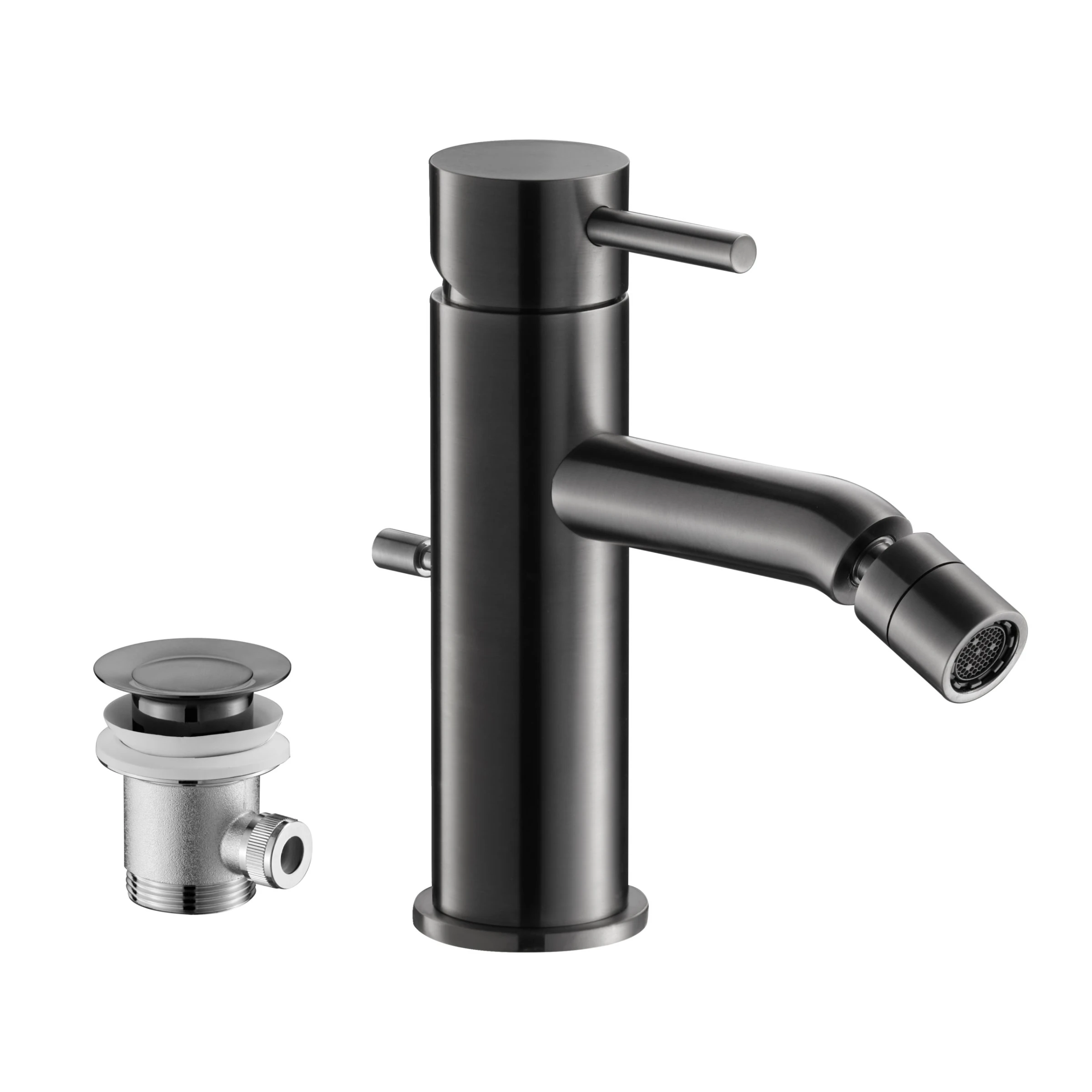 Single Lever Bidet Mixer With Pop up Waste