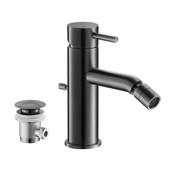 Single Lever Bidet Mixer With Pop up Waste