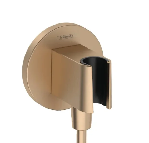 Hansgrohe Fixfit S Porter Pl Shower Holder Bbr Brushed Bronze product image - Image 1