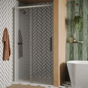 Burlington Classique Sliding Door A 1200 Moving Door Brushed Nickel