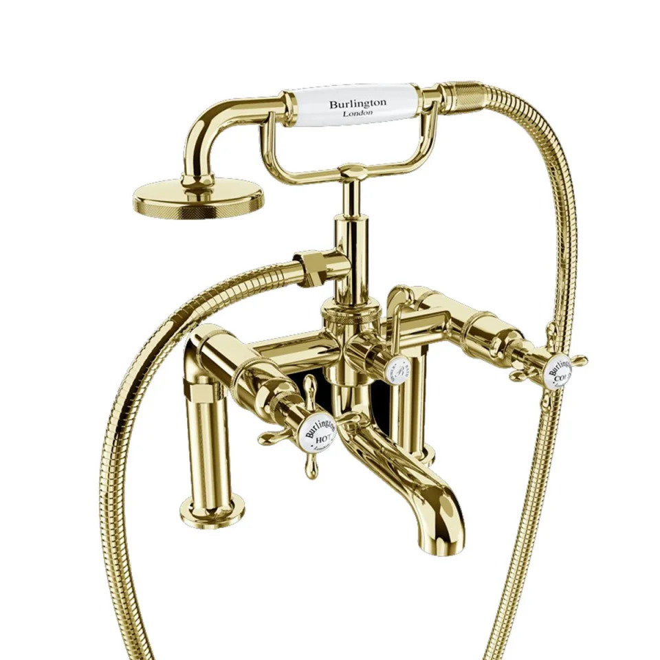 Burlington Guild Bath Shower Mixer Gold product image - Image 1