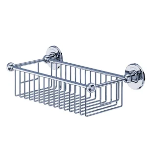 Burlington Deep Wire Rectangular Basket Chrome