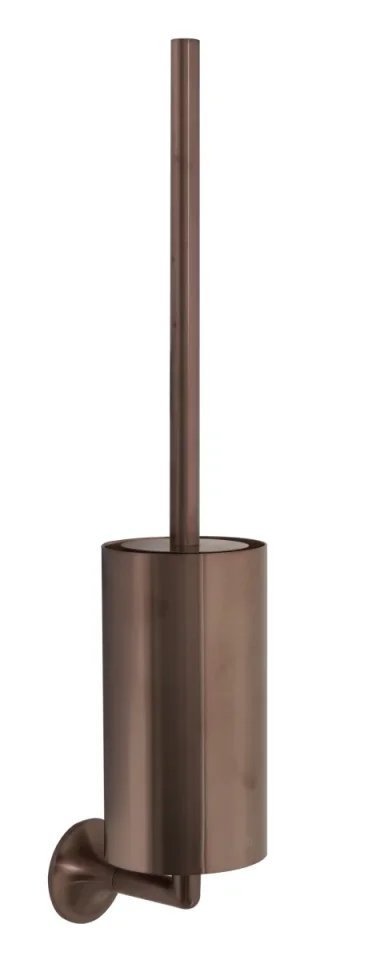 Just Taps Kono Toilet Brush Holder Wall Mounted Brushed Bronze product image - Image 1