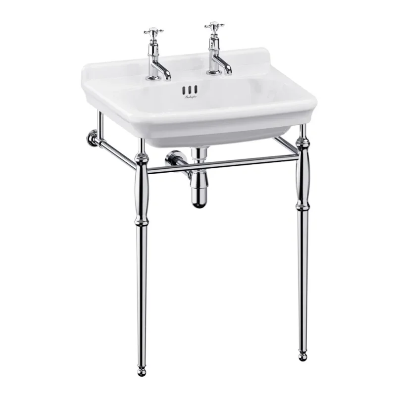 Burlington Guild Basin Stand 620mm Chrome product image - Image 1