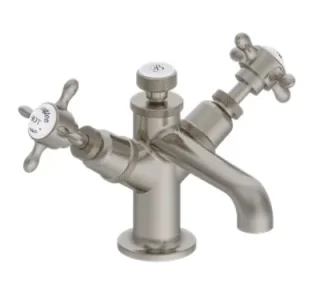 Burlington Guild Basin Mono Deck Mounted No Waste Brushed Nickel