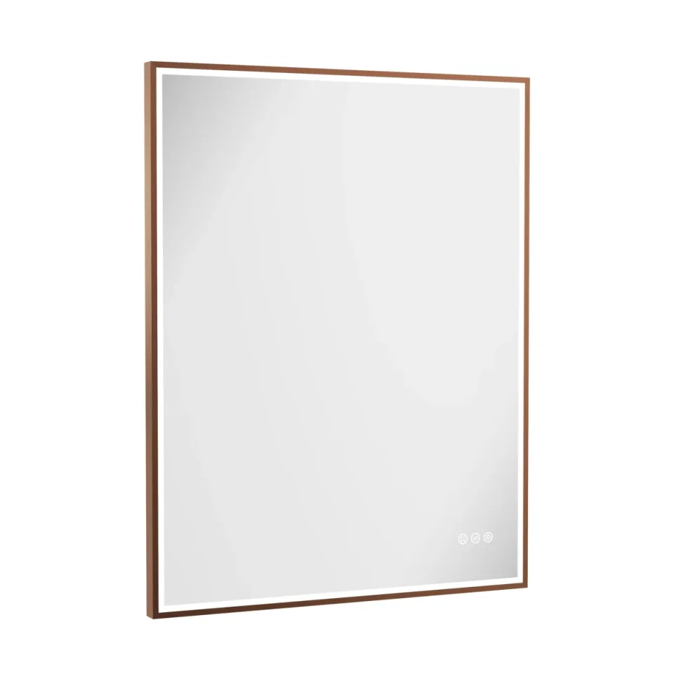 Crosswater MPRO Lit Mirror 700 x 900mm Brushed Bronze product image - Image 1