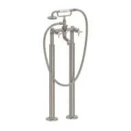 Burlington Guild Bath Stand Pipes Brushed Nickel