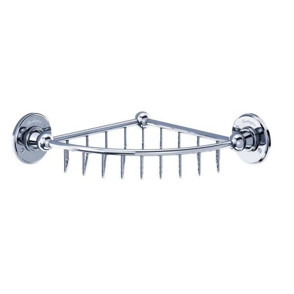 Burlington Corner Basket 36mm Deep (215 X 215mm) Chrome