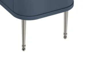 Burlington Chalfont Legs (pair) Brushed Nickel