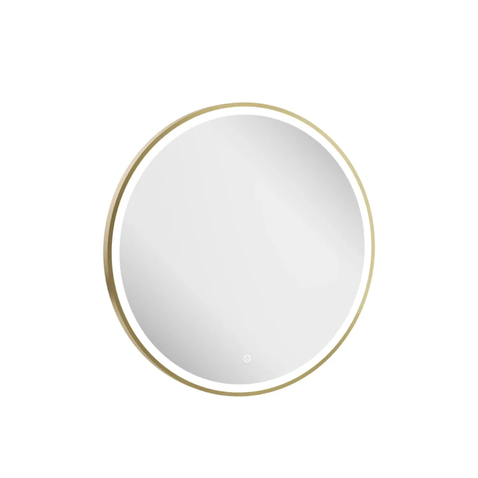 Crosswater Infinity Illuminated Mirror 700 Brushed Brass product image - Image 1