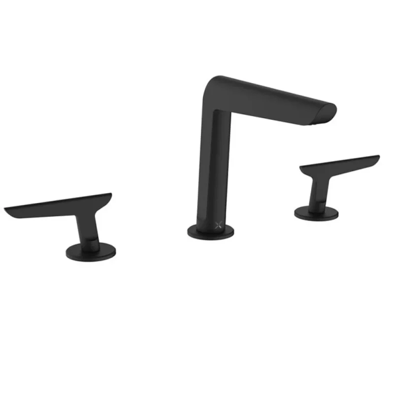 Crosswater Foile Basin 3 Hole Set Matt Black product image - Image 1