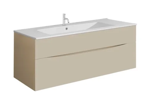 Crosswater Glide II 2 Drawer Basin Unit 1000 Warm Stone product image - Image 1