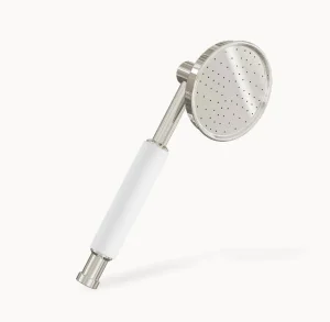 Crosswater Waldorf Shower Handset with White Ceramic Handle Chrome