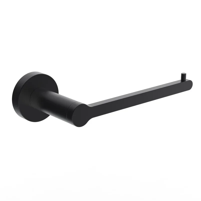 Britton Hoxton 2.0 Single Toilet Roll Holder Matt Black product image - Image 1