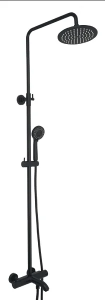Just Taps Thermostatic Bar Valve With 3 Outlets Adjustable Riser Matt Black