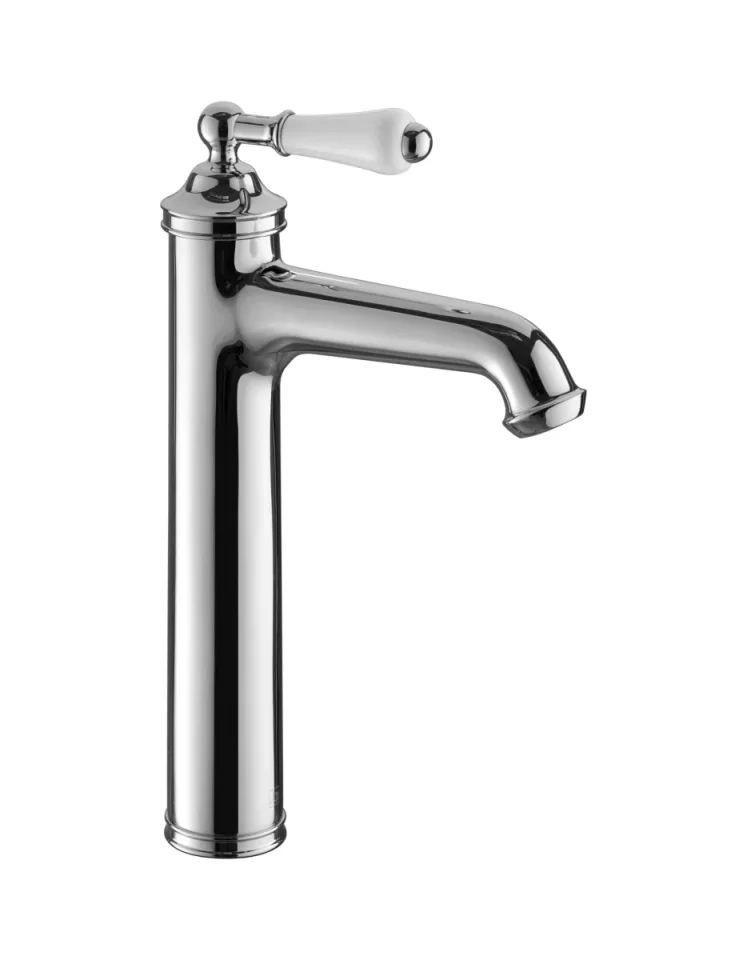 Just Taps Grosvenor Tall Lever Basin Mixer Chrome product image - Image 1