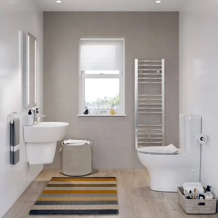 Crosswater Kai X Compact Close Coupled Rimless Toilet detail view - Image 2