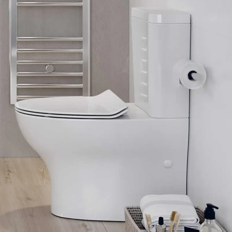Crosswater Kai X Compact Close Coupled Rimless Toilet detail view - Image 3