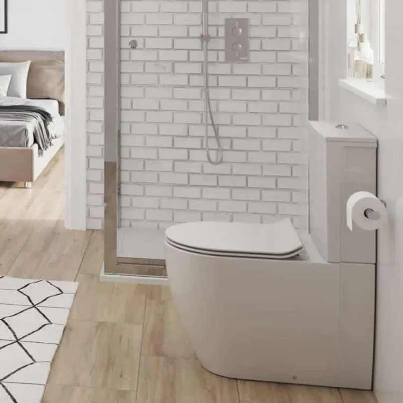 Crosswater Kai X Compact Close Coupled Rimless Toilet detail view - Image 4