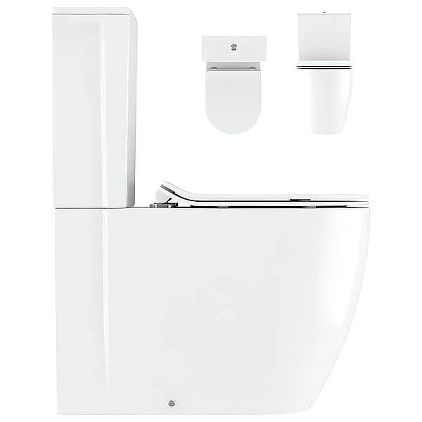 Crosswater Kai X Compact Close Coupled Rimless Toilet