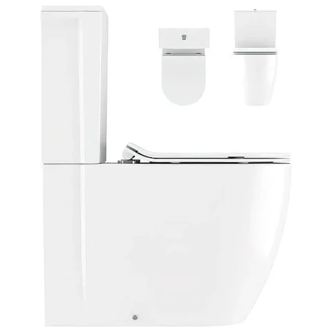 Crosswater Kai X Compact Close Coupled Rimless Toilet product image - Image 1