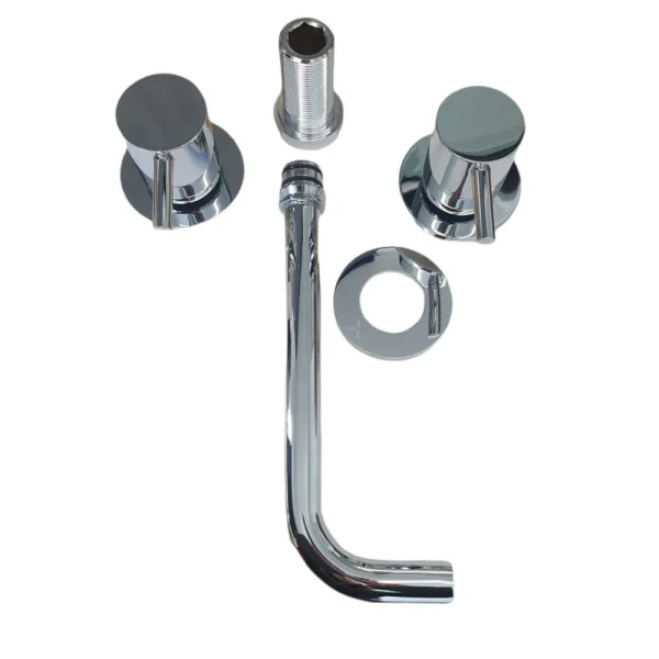 Crosswater Mpro Basin 3 Hole Trim Set No Waste Chrome