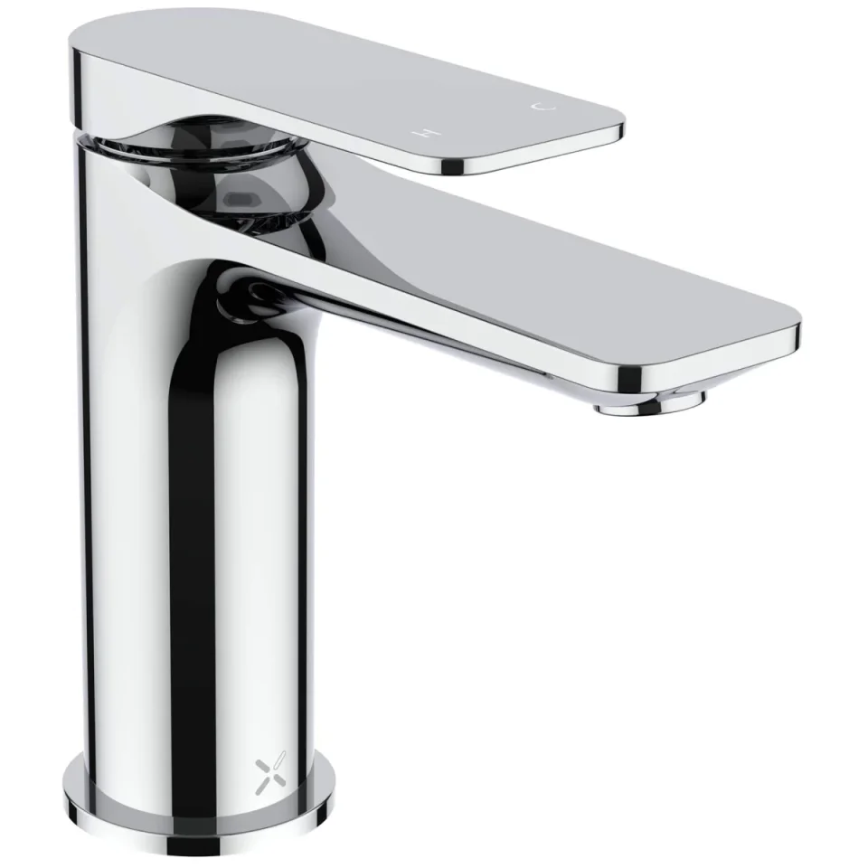 Crosswater Fuse Basin Monobloc With Clicker Waste Chrome detail view - Image 2