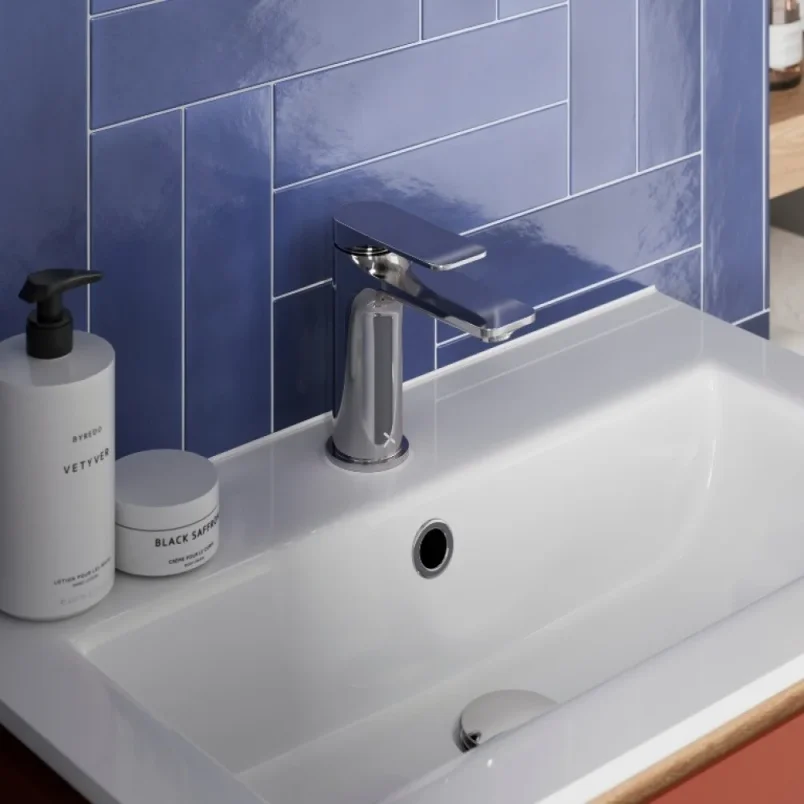 Crosswater Fuse Basin Monobloc With Clicker Waste Chrome product image - Image 1