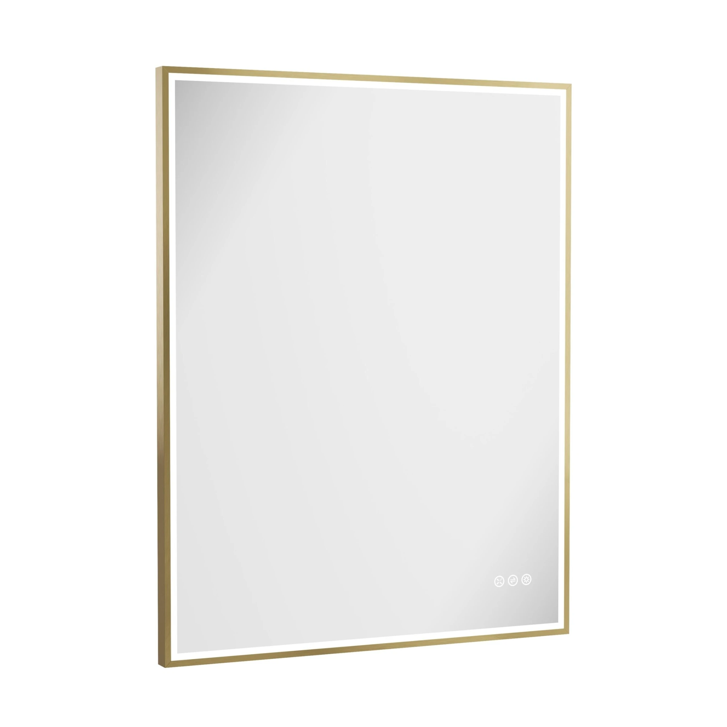 Crosswater MPRO Lit Mirror 700 x 900mm Brushed Brass