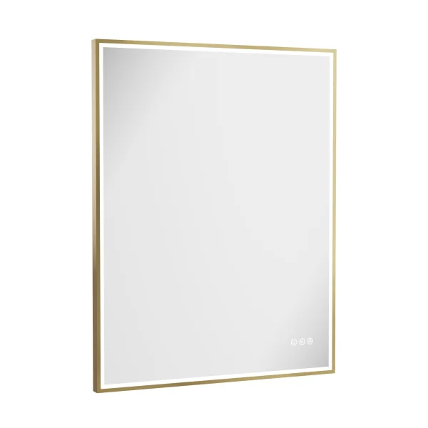 Crosswater MPRO Lit Mirror 700 x 900mm Brushed Brass