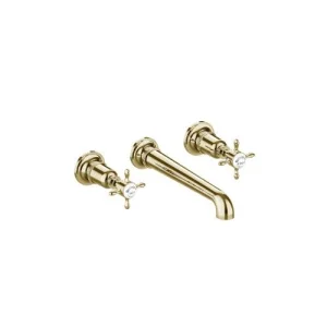 Burlington Guild Basin 3th Set Wall Mounted Gold