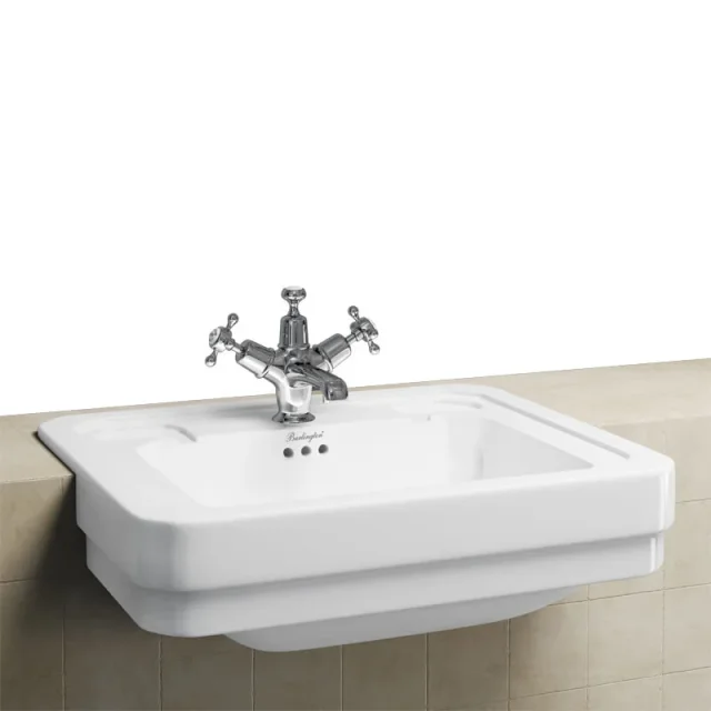 Burlington Victorian 2th 580 Semi-recessed Basin product image - Image 1