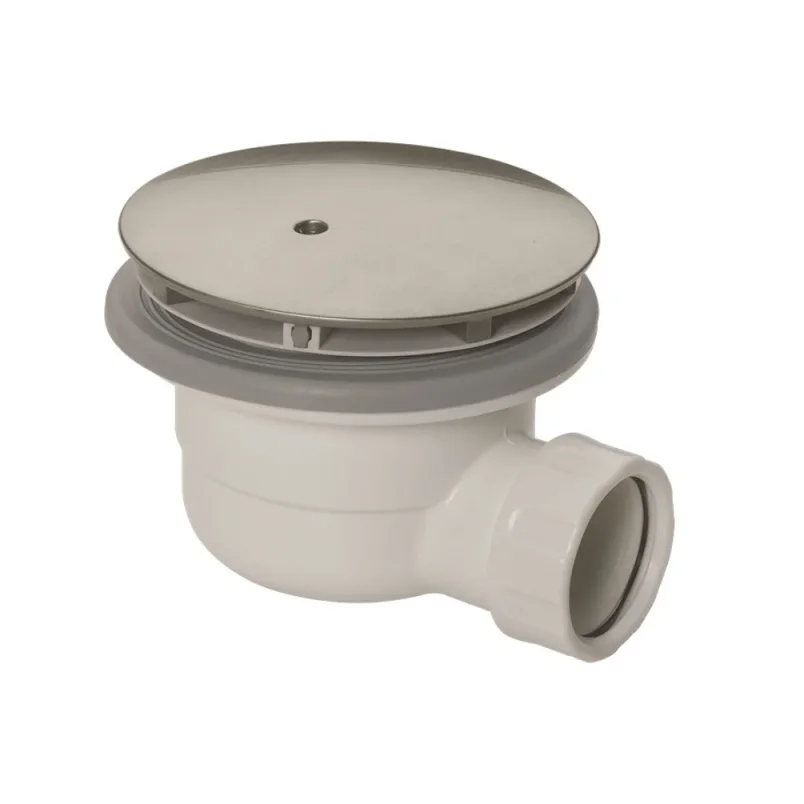 Burlington High Flow Shower Waste Brushed Nickel product image - Image 1