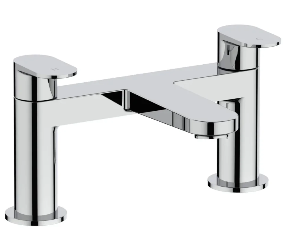 Crosswater Drift Bath Filler Chrome detail view - Image 2